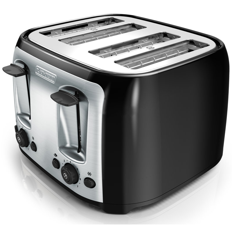 Black & Decker 4Slice Extra Wide Toaster & Reviews Wayfair